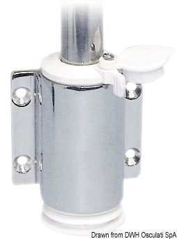 Compact 360° retractable anchor light from wall