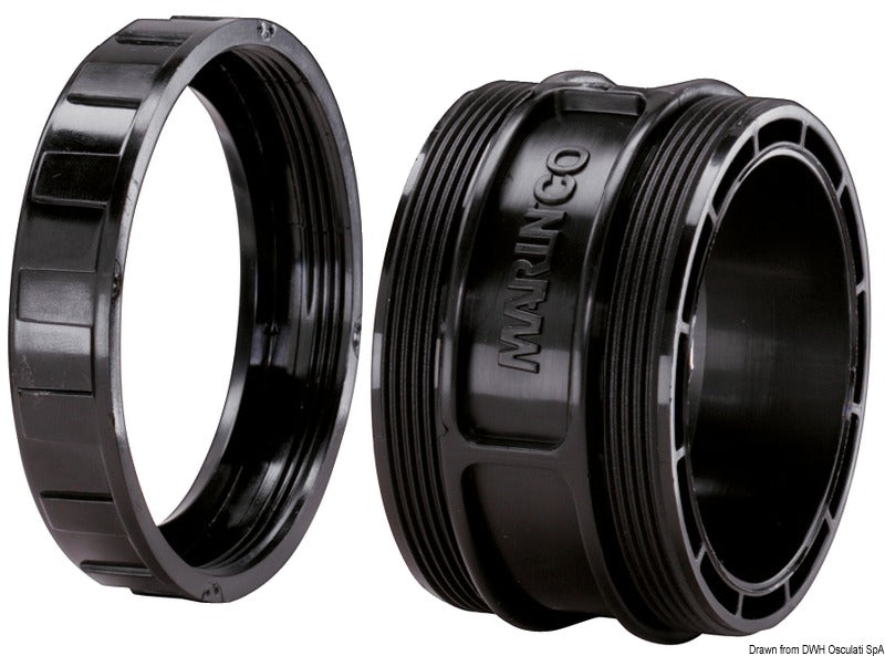 Joint collector madeof Lexan to screw plugs