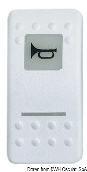 Toggles with lighted symbols