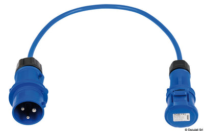 Pre-wired adapters from high-amperage docks to low-amperage cables