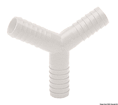 “Y” nylon joints for water hoses