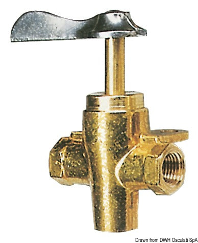 3-way fuel valve