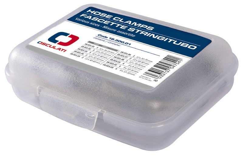 Kit of 31 assorted cable ties in a practical container