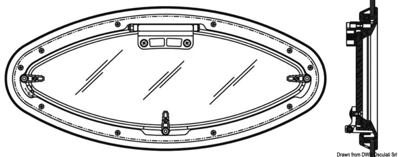 BOMAR-lippulaiva-avausluukku