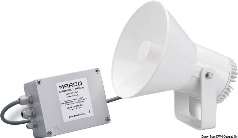 MARCO electronic horn, easy mounting