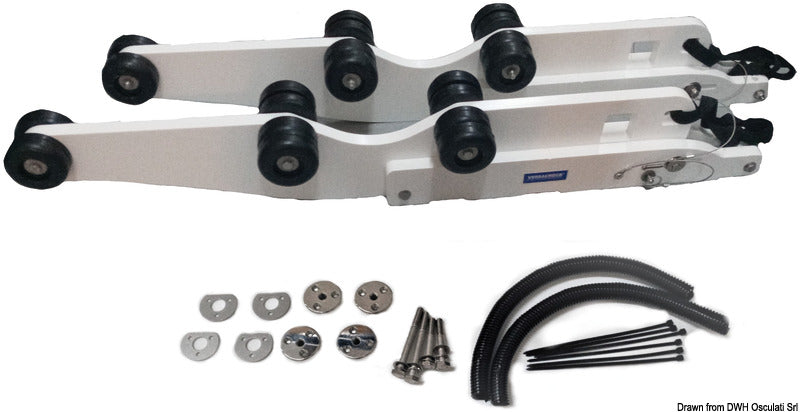 Nosturi ja kiinnike VersaChock-kiihdytyslaitteeseen