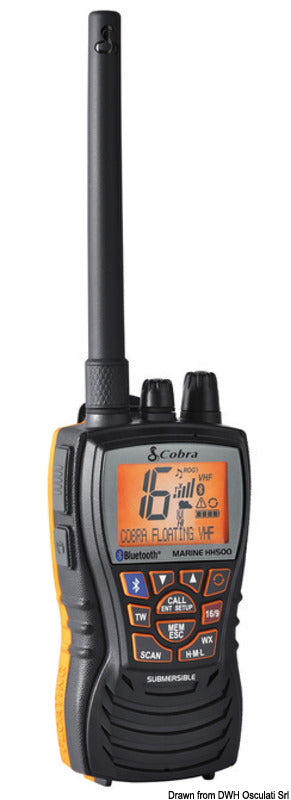 VHF COBRA MARINE MR HH500 bluetooth - kelluva