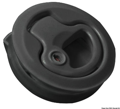 Plastlås med dragkrokar