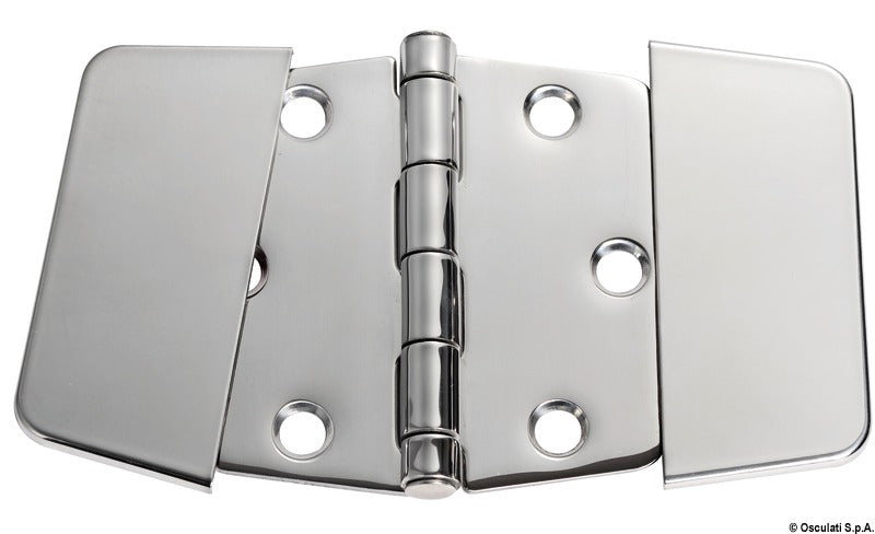 AISI316 mirror polished stainless steel cover for hinges