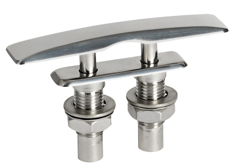 Flat push-up cleat, extra-low profile