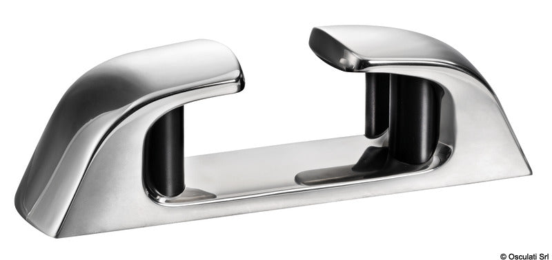 Straight roller fairlead made of stainless steel, Capri series