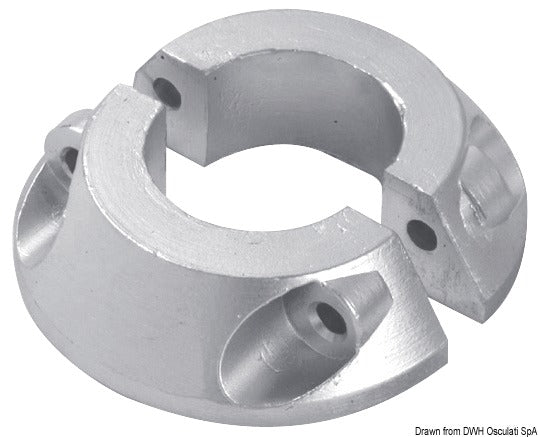 Zinc ring compatible with Volvo Sail Drive foot and Max-Prop propeller