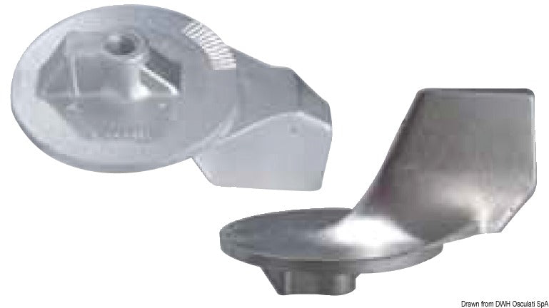 Zinc fin anode for 35HP-V6-MCM-SSM II-III-IV-V
