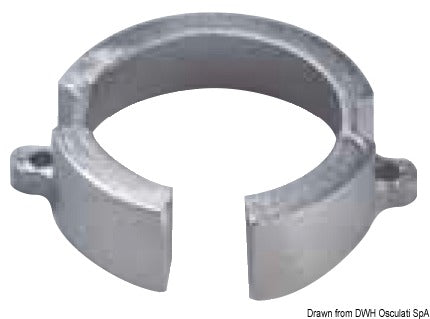 Potkuriakselin kiinnikkeen anodi