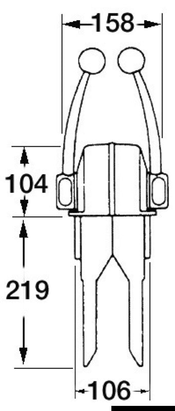 Diecast and chromed alloy single lever controls