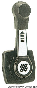 Yksikahvainen ohjaus seinäasennukseen upotettuna