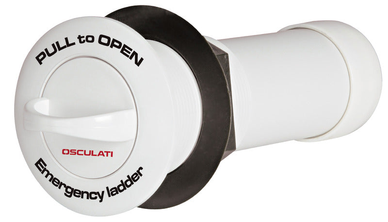 Recess-fit 3-step emergency ladder