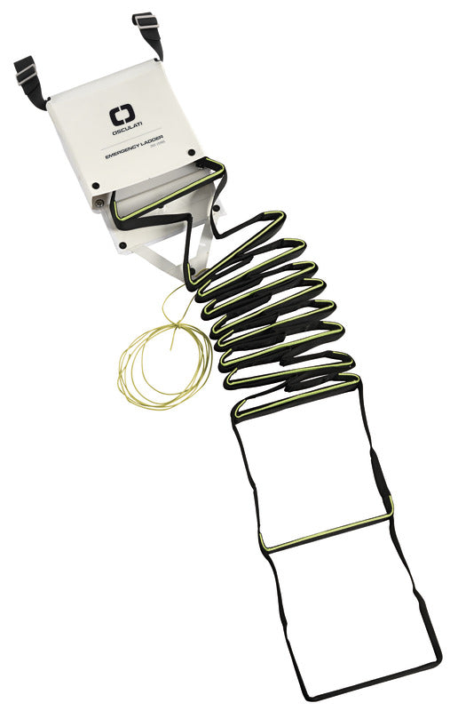 Emergency ladder in compliance with ISO 15085 standards