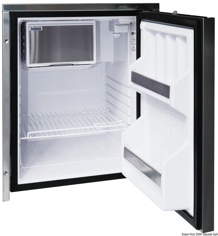 ISOTHERM refrigerator with stainless steel panel - clean touch
