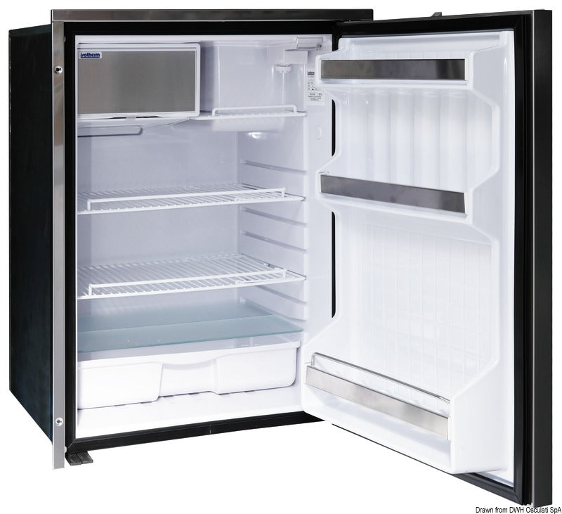 ISOTHERM refrigerator with stainless steel panel - clean touch