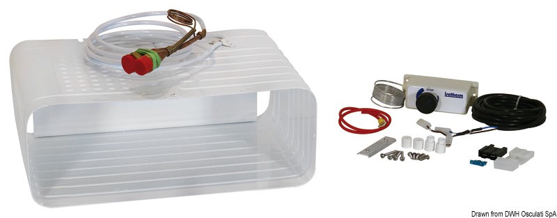 Evaporator with quick coupling and thermostat to be connect to 50.932.00/02