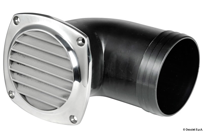 Pivoting hose-vent connectors for stainless steel vents