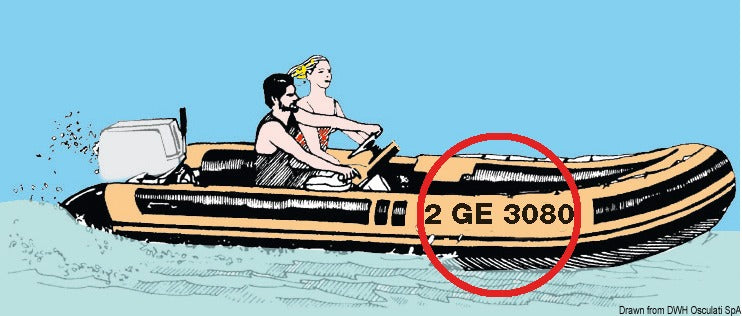 Self-adhesive letters, height 8 cm