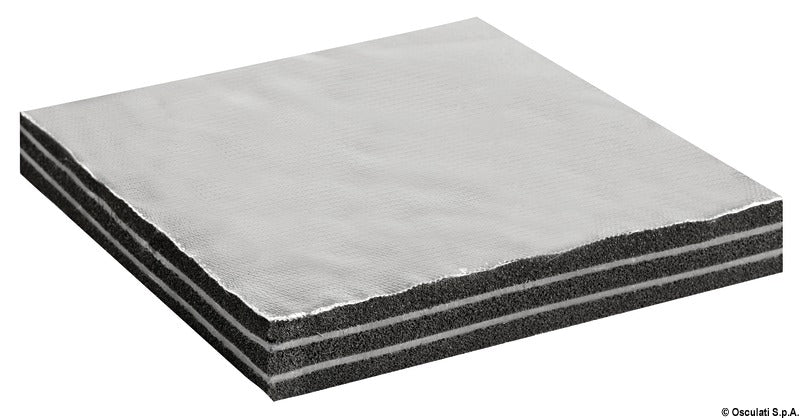 Sound-deadening and sound-insulating ISO 4589-3 fiberglass panels