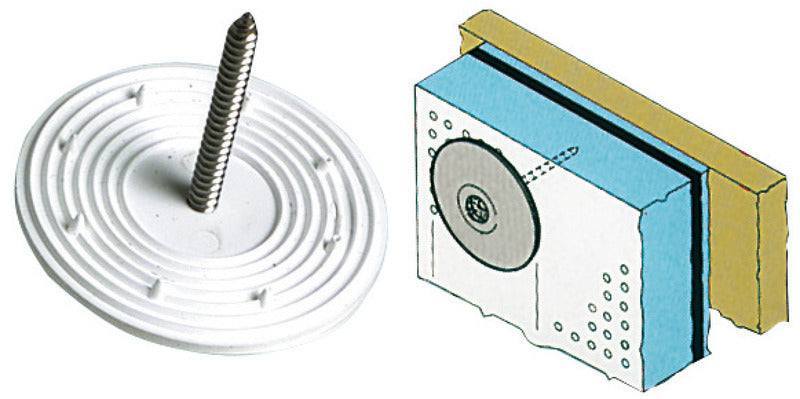 Plastic toothed washers