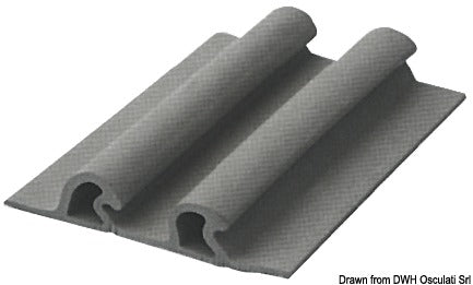 EPDM-kaksinkertainen pisaranmuotoinen hankauslista