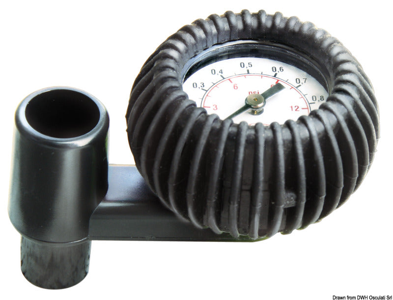 Manometer for inflator