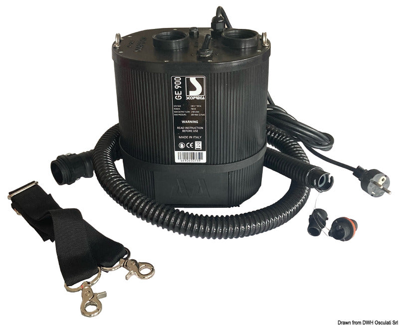 SCOPREGA GE 900 and GE 900AA- PLUS electric inflators