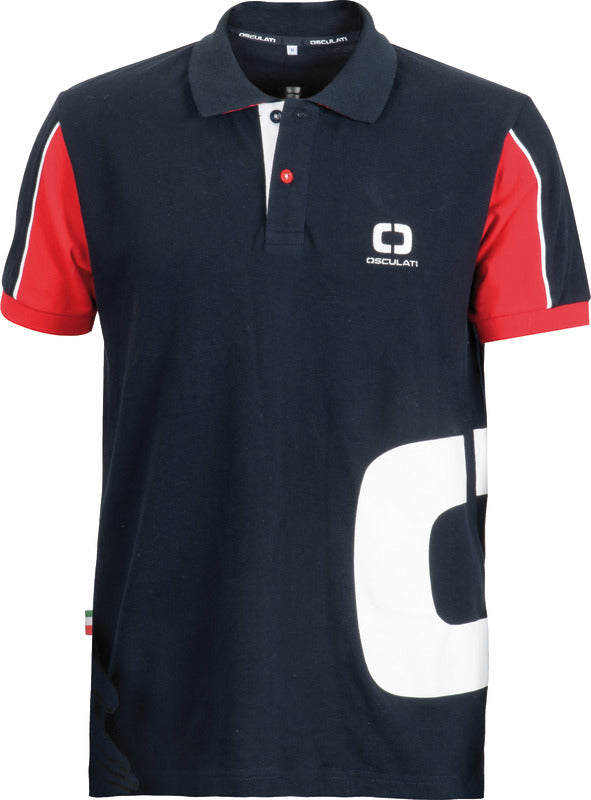 Sporttinen sininen poolopaita