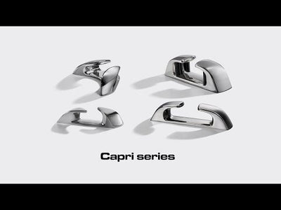Kulmainen ohjain ruostumattomasta teräksestä, Capri-sarja